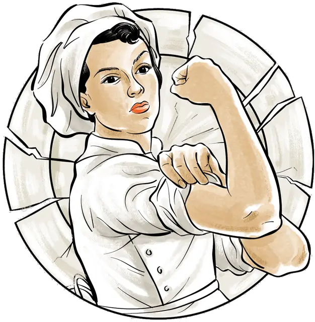 Png Female Chef Transparent Chefpng Images Pluspng Woman Chef Png Cartoon Woman Png