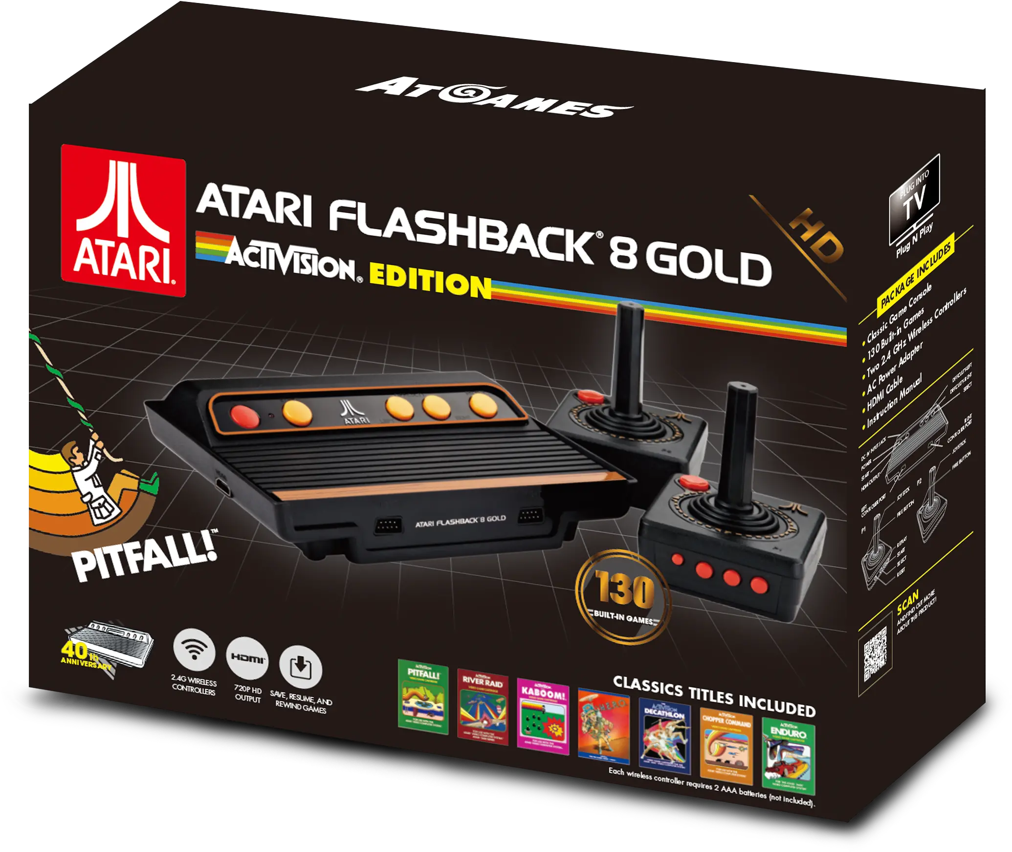 Activision Atari Flashback 8 Gold Activision Edition Png Atari Png