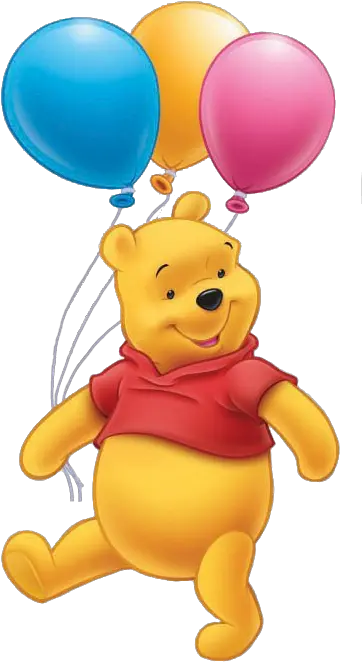 Winnie The Pooh Ballons Clipart 1633 Transparentpng Piglet And Pooh Cartoon Ballons Png