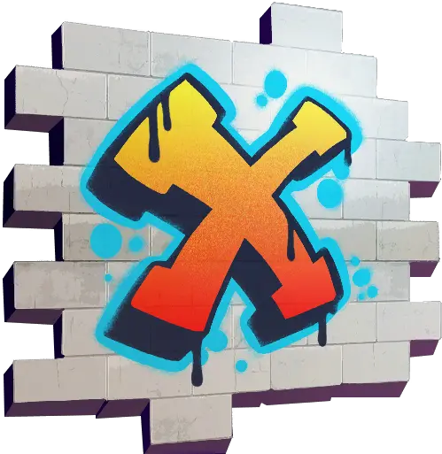 X Mark Fortnite Shadow Ops Spray Png X Mark Png