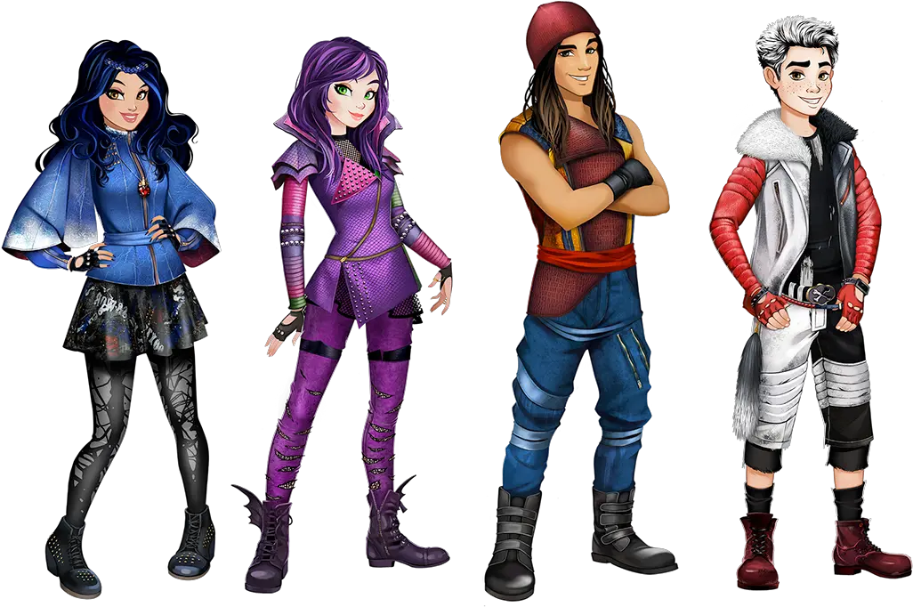 Disney Descendants Mobile Game Topo De Bolo Descendentes Png Descendants Png