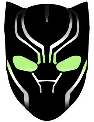 Download Hd Some More Transparent Black Panther Icons Black Panther Face Mask Png Black Panther Logo Png