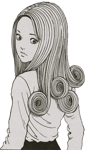 Junji Ito Uzumaki Transparent Png Anime Lines