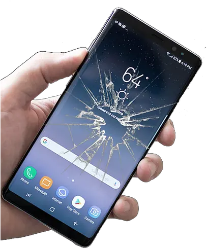 Mobile Phone Repairs Samsung Glass Repair I Repair Broken Window Png Phone In Hand Png