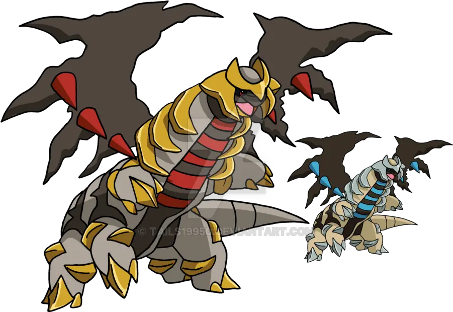 Pokemon Giratina Altered Form Giratina Altered And Origin Form Png Giratina Png