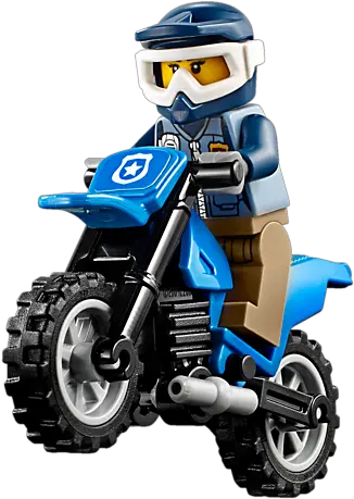 Dirt Road Png Dirt Road Pursuit Lego Motocross Lego City Police Motorbike Lego Transparent