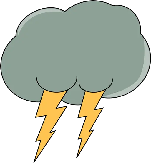 Storm Cloud Lightning Clipart Kid Clipartbarn Lightning Cloud Clipart Png Thunder Cloud Png