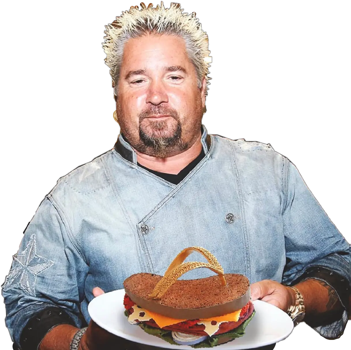 Amazing Masterpiece Guy Sticker By Riley Champion Hamburger Bun Png Guy Fieri Transparent