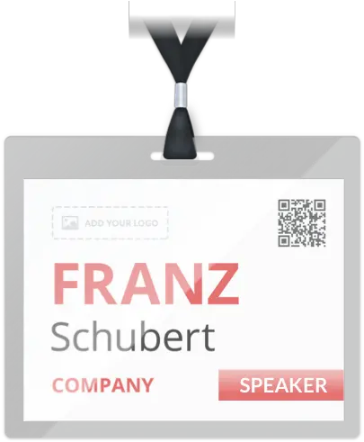 How To Print Name Badges Conference Badge Medium Name Badges For Conferences Png Name Tag Png