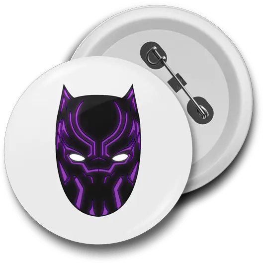 Black Panther Badge Just Stickers Logo All Is Well Png Black Panther Logo