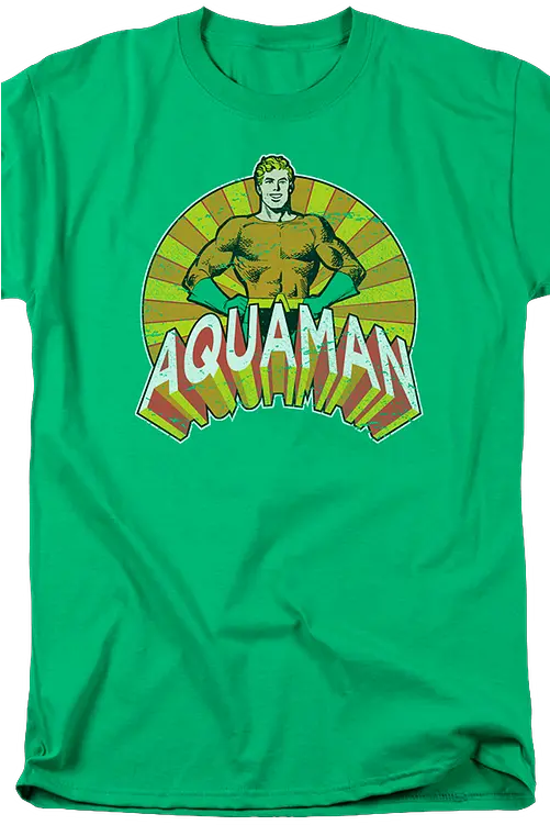 Aquaman T Shirt Aquaman Shirt Green Png Aquaman Logo Png