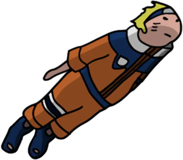 Low Res Flying Naruto 5 Pack Png