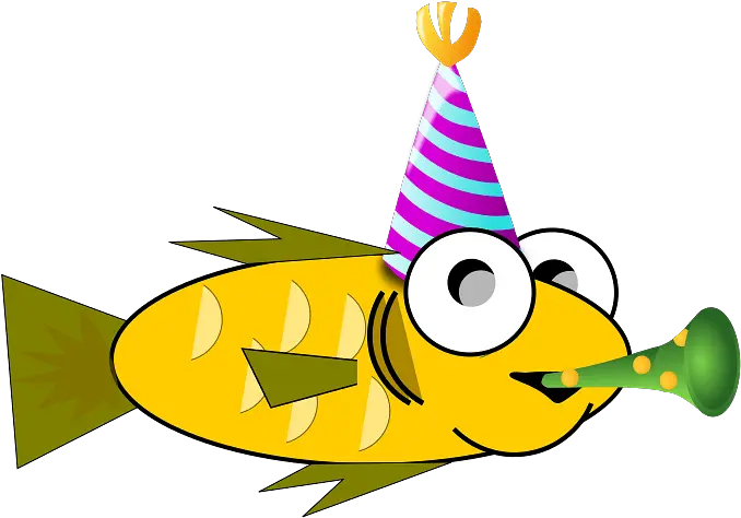 Birthday Fish Transparent Png Stickpng Happy Birthday Clip Art Fish Birthday Hat Transparent Png png