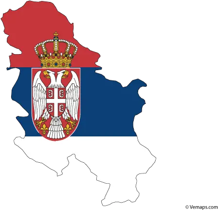 Flag Map Of Serbia Serbia Flag In Country Png Porsche Logo Vector