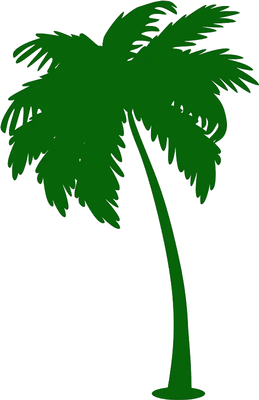 Palm Tree Silhouette Free Vector Silhouettes Creazilla Palm Tree Silhouette Green Png Trees Silhouette Png