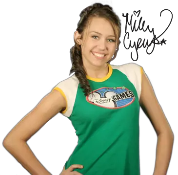 2704 Disney Channel Games 2007 Miley Cyrus Fan Banana Png Miley Cyrus Png