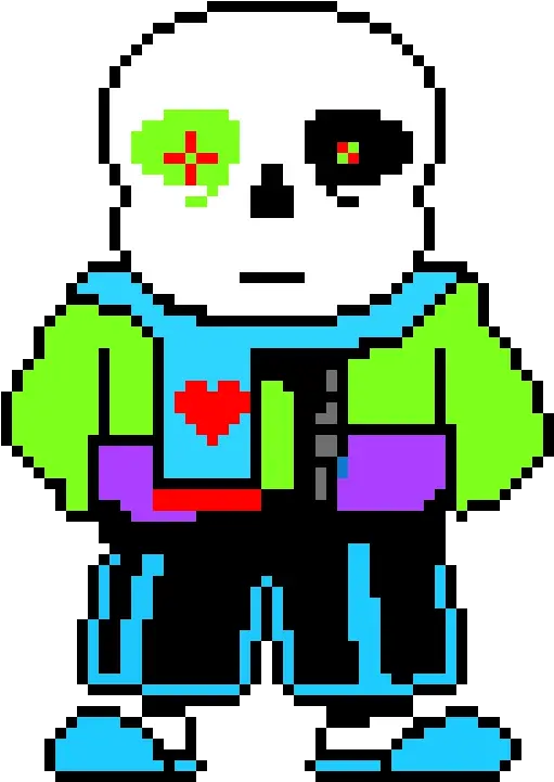 Tentacle Sans Sprite Phase Sans Blue Eye Sprite Full Undertale Sans Pixel Png Tentacle Png