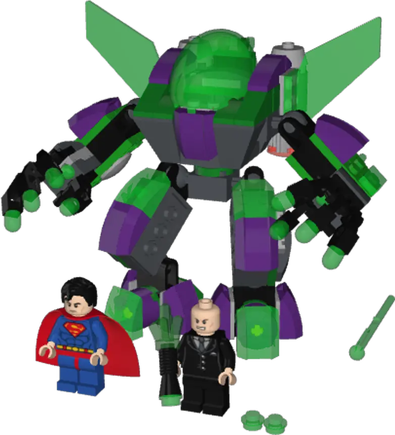 Mecabrickscom Lex Luthoru0027s Power Armor 20 Robos Lego Lex Luthor Png Lex Luthor Png