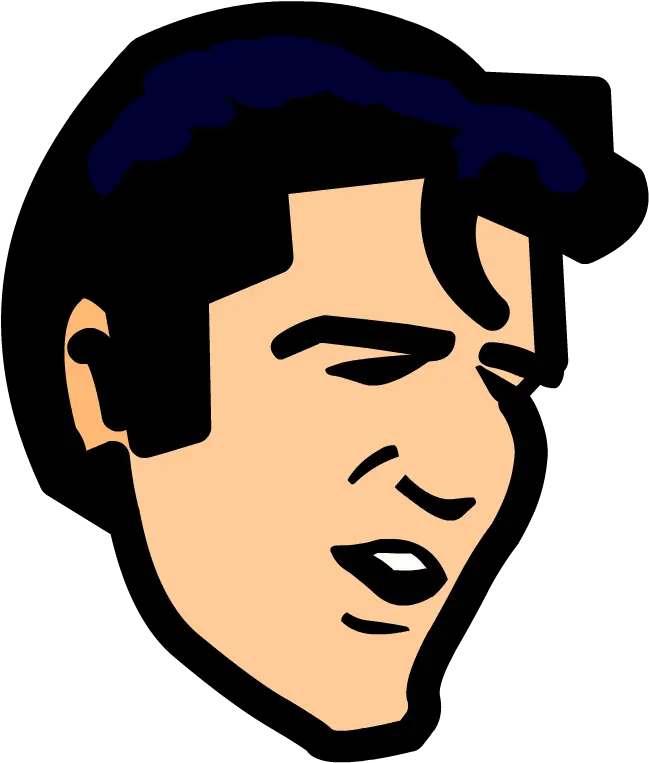 Elvis Clipart Icon Elvis Cartoon Png Elvis Png