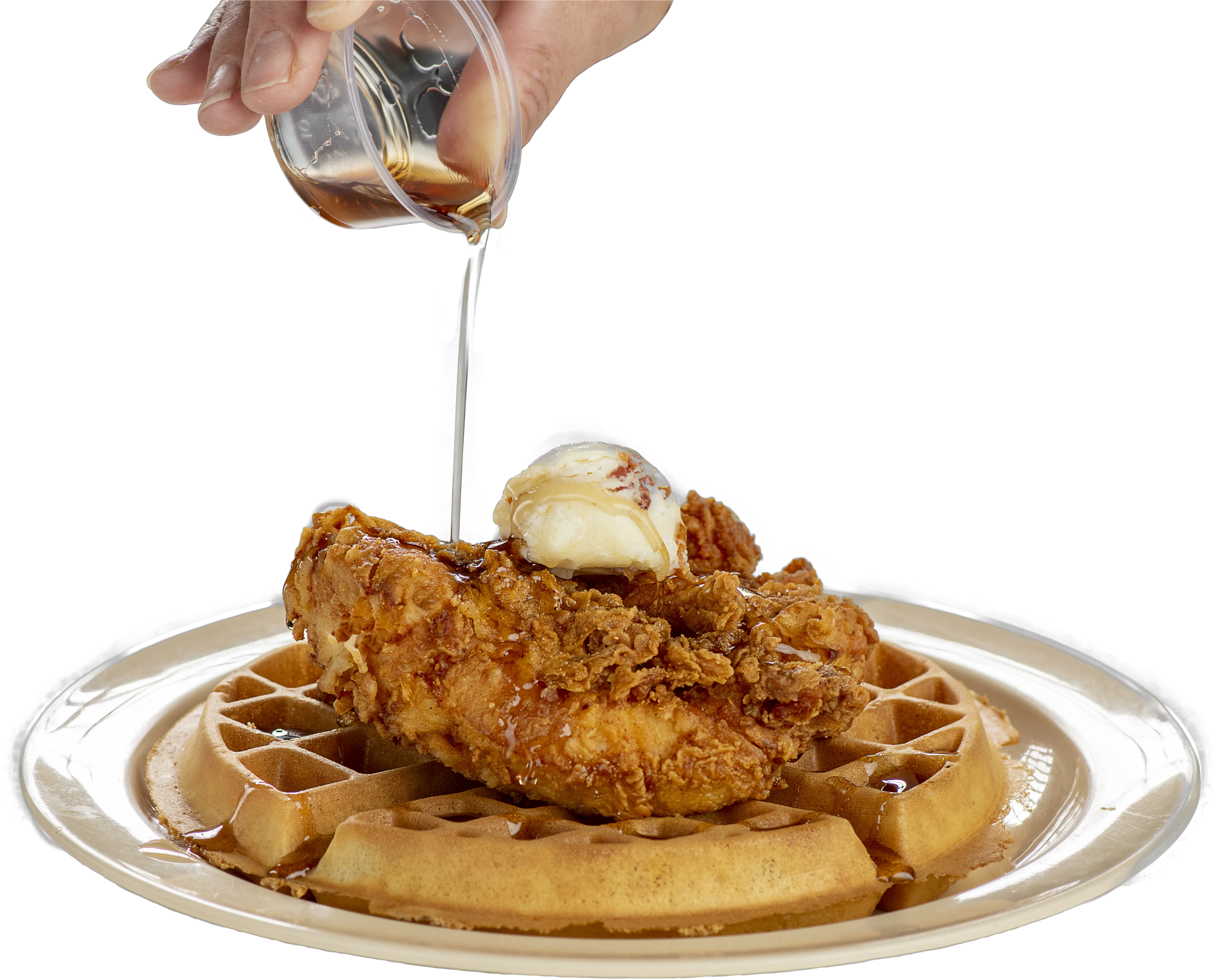Best Fried Chicken Png Waffle Transparent