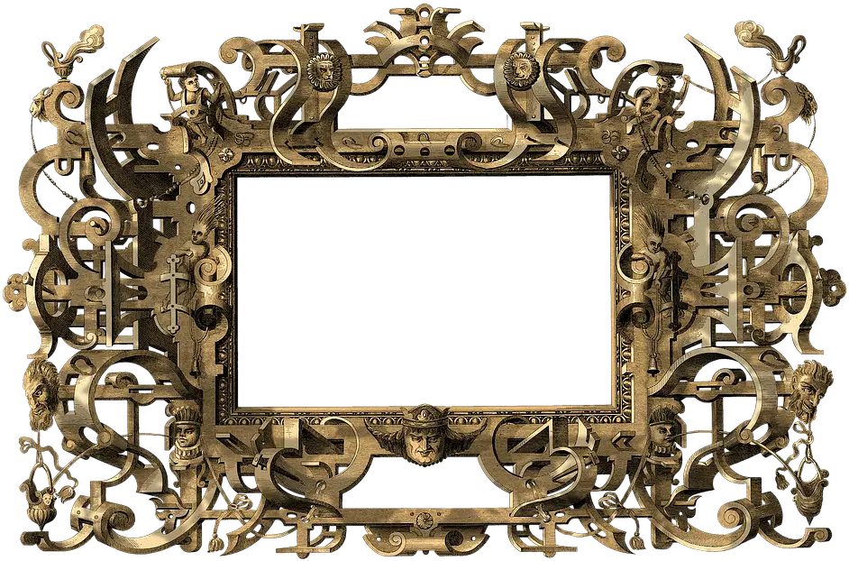 Frame Carved Decorative Free Image On Pixabay Png Decorative Frame Png