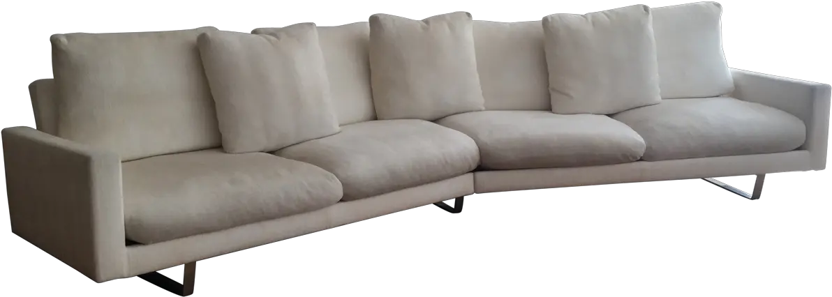 Couch Png Flared Arm Sofa Png
