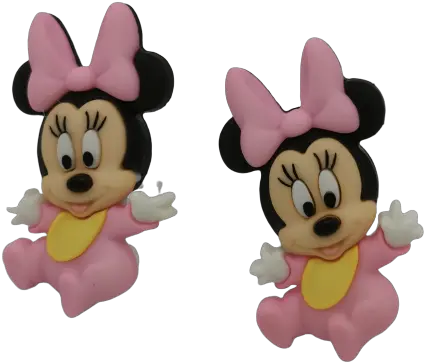 Disney Baby Minnie Mouse Handmade Stud Earrings Cartoon Png Baby Minnie Mouse Png