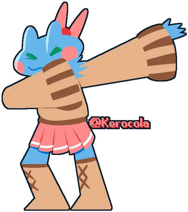 Keroline Dab By Kerocolaa Cartoon Png Dab Png