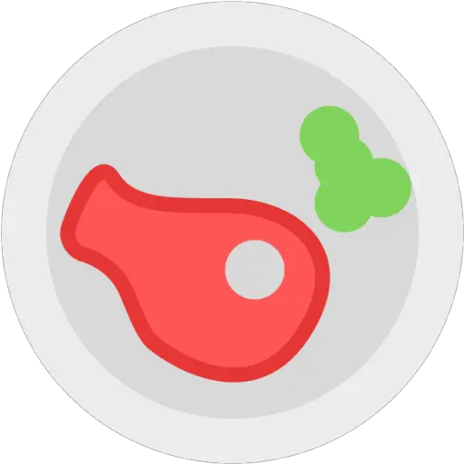 Meat Dot Png Plate Icon Png