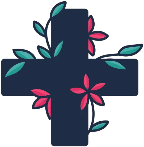 Medical Cross Symbol Svg Floral Png Medic Icon Png