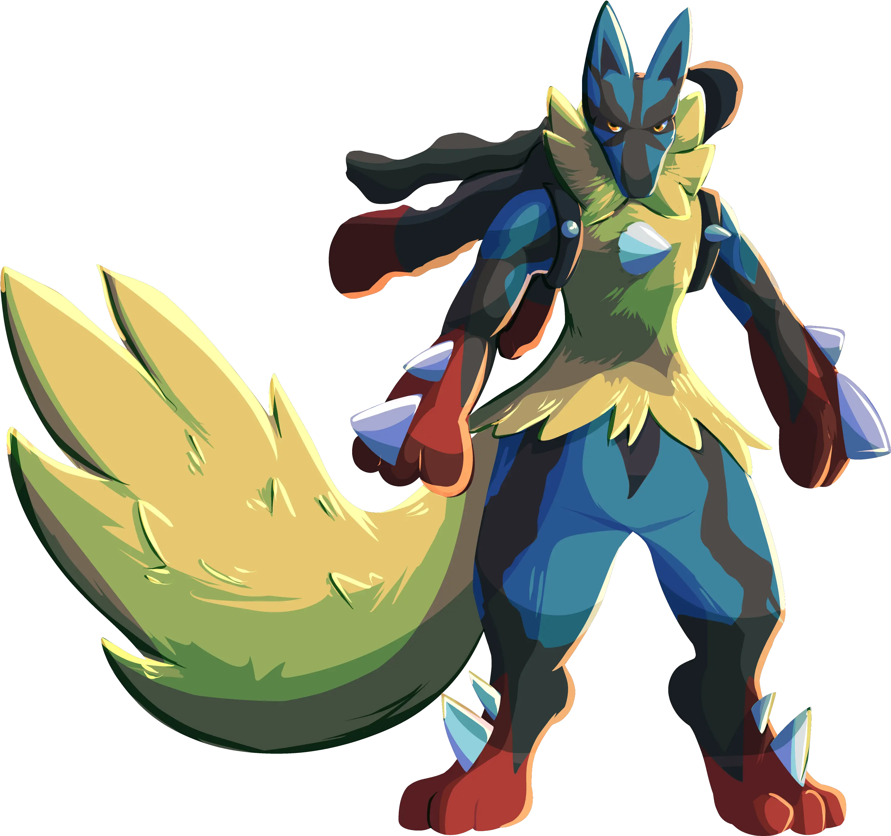 Searching For Mega Lucario Flamedramon And Mega Lucario Png Lucario Transparent