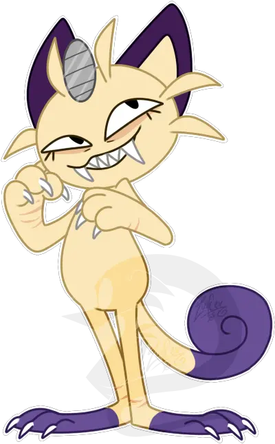 Zuiker Cartoon Png Meowth Png