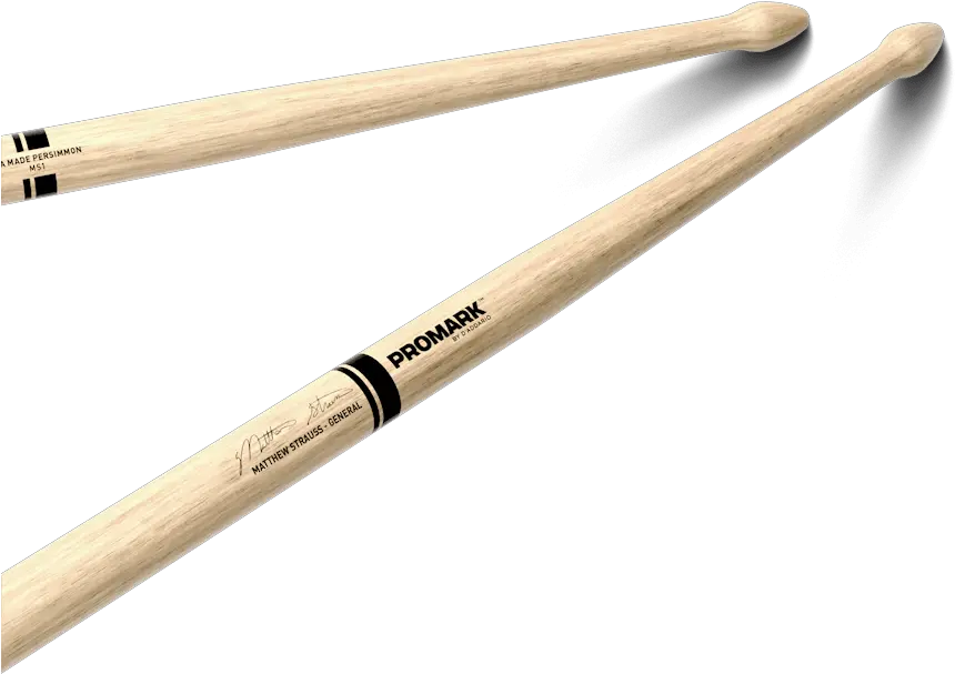 Matthew Strauss General Signature Persimmon Wood Tip Drum Stick Png Matthew Daddario Png