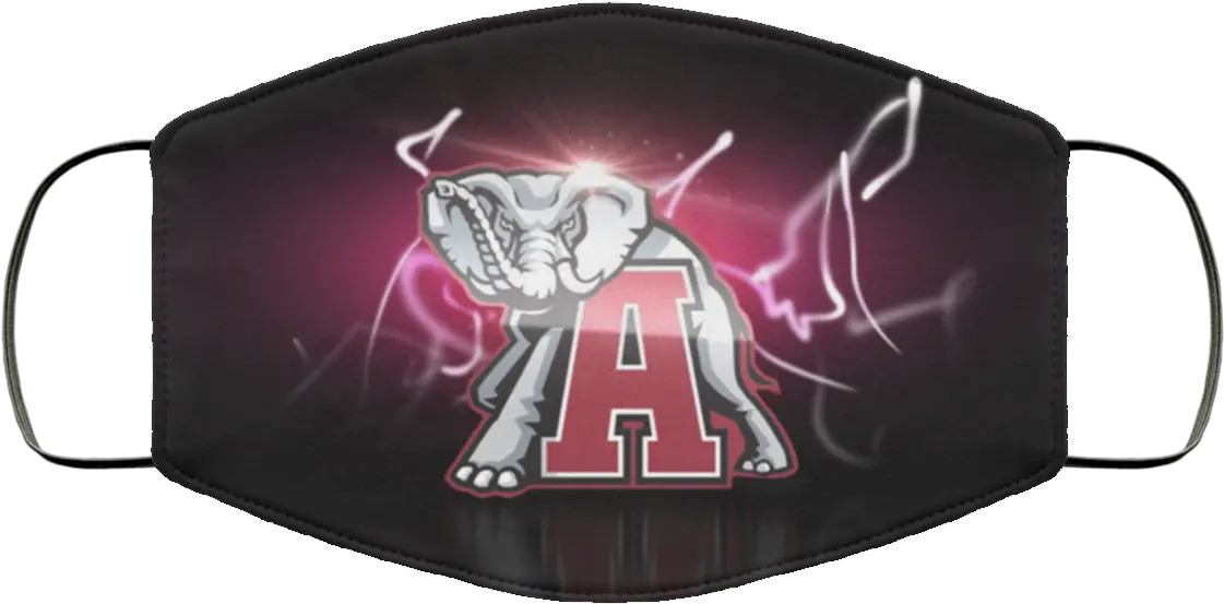 Alabama Crimson Tide Face Mask Antibacterial Fabric Alabama Football 1080p Png Roll Tide Png