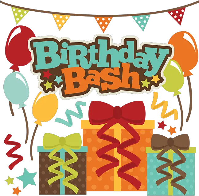 Birthday Bash Svg Scrapbook File Free Birthday Bash Transparent Png Birthday Bash Png png