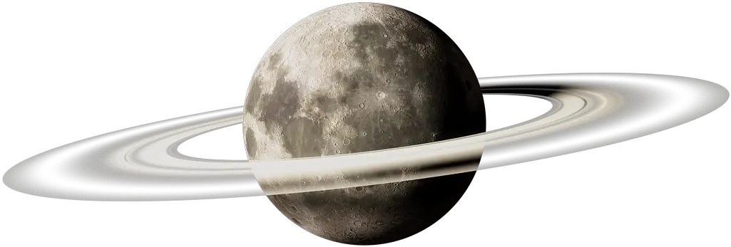Moon Rings Celestial Body Of Moon Png Rings Of Saturn Logo
