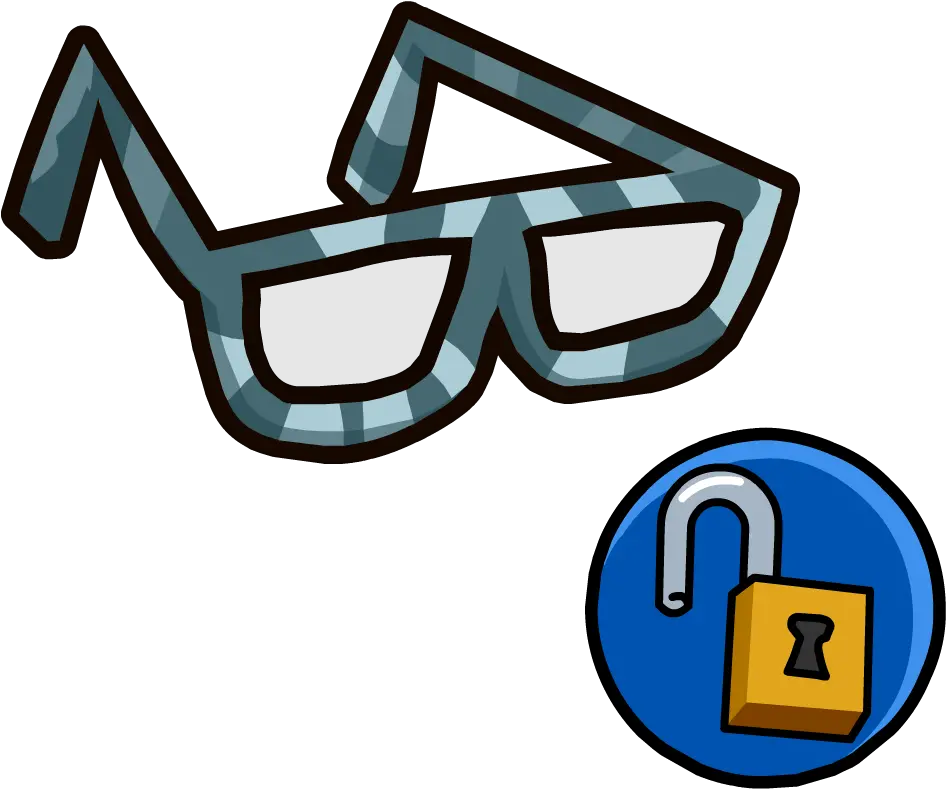 Hipster Glasses Club Penguin 2 Cool Glasses Png Hipster Glasses Icon