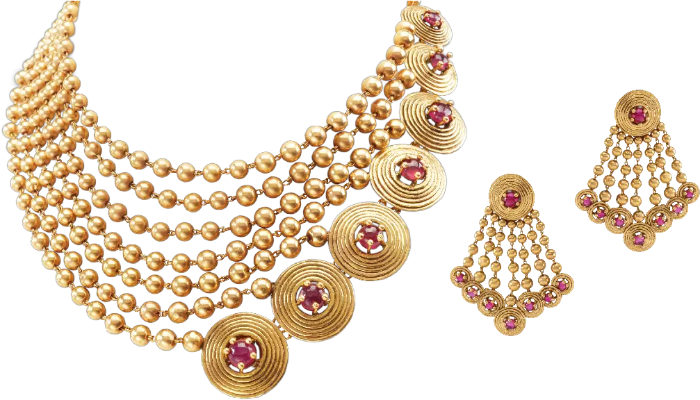 Indian Gold Jewellery Necklace Sets Png Gold Jewellery Set Designs Jewelry Png
