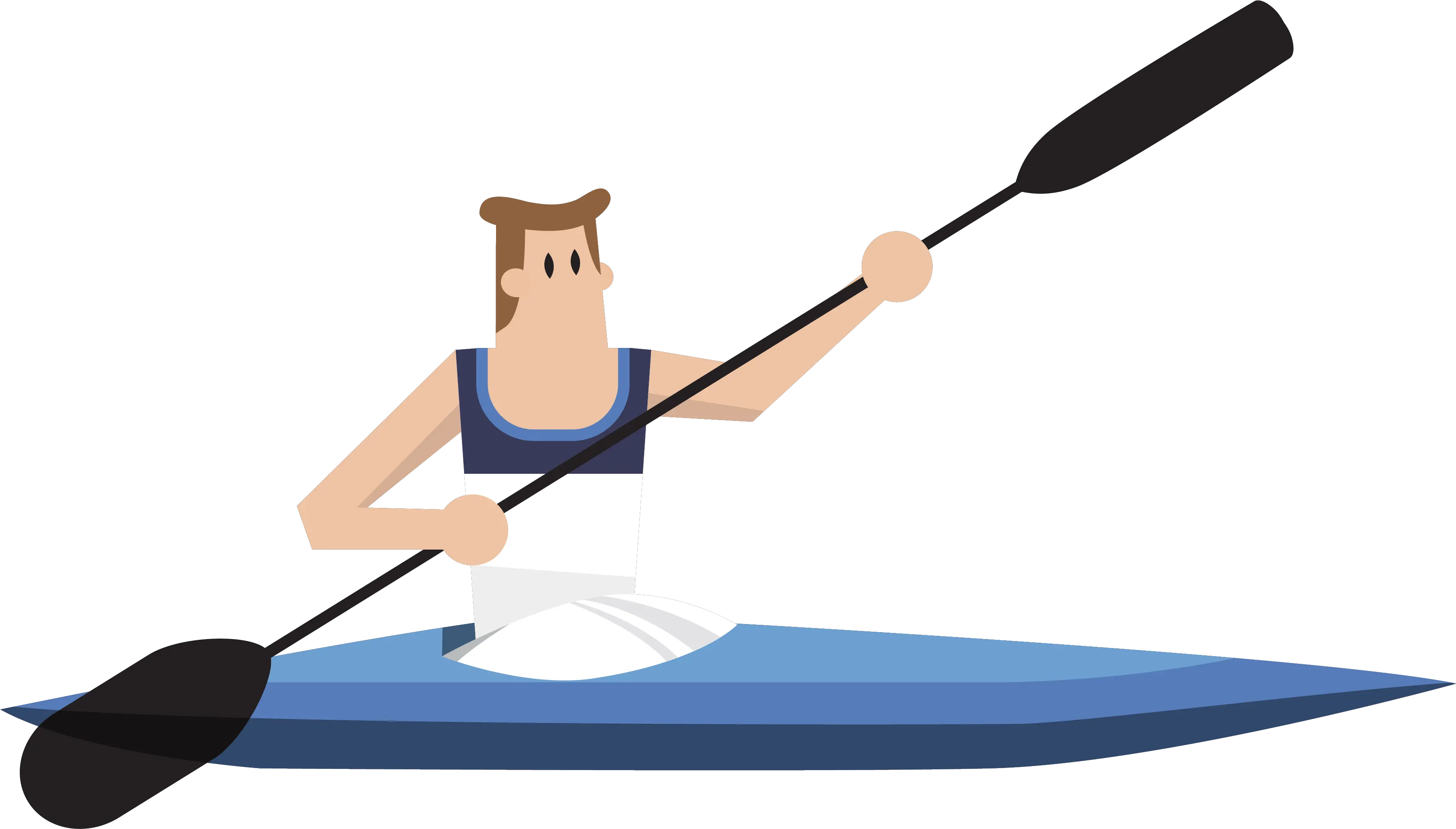 Best Free Kiss Cartoon Rowing Agent Movement Running Cartoon Of Rowing A Boat Png Row Boat Png
