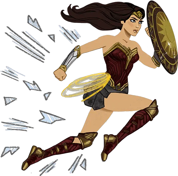 Wonder Woman By Bare Tree Media Inc Wonder Woman Sticker Png Wonder Woman Buddy Icon png