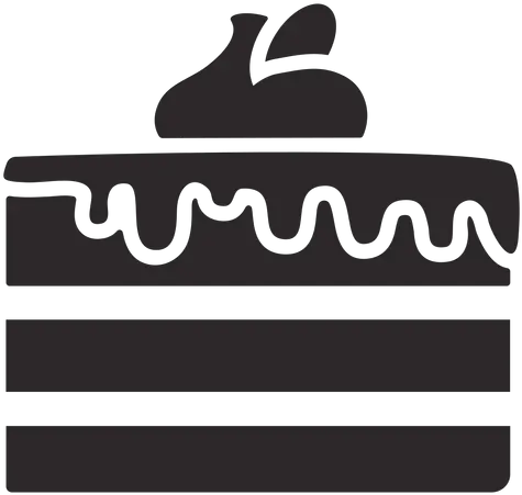Black Layered Cake With Icing Transparent Png U0026 Svg Vector Language Order Icon Vector