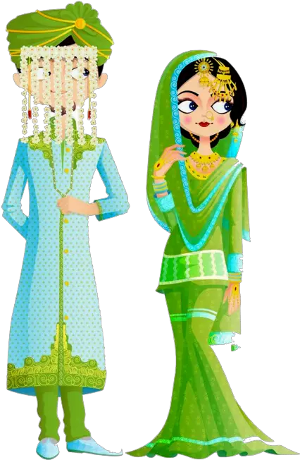 Hd Wedding Png Image Free Download Muslim Wedding Couple Cartoon Wedding Clipart Png png