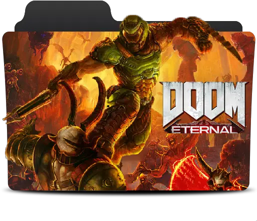Doom Eternal Game Folder Icon Doom Eternal Png Doom 4 Icon