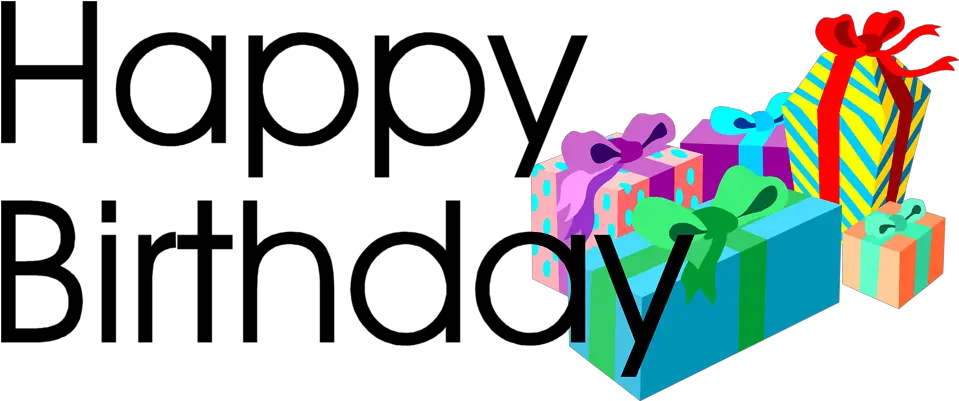 Download Happy Birthday Transparent Png Happy Birthday Happy Birthday Text In Graphics Birthday Present Transparent Background png
