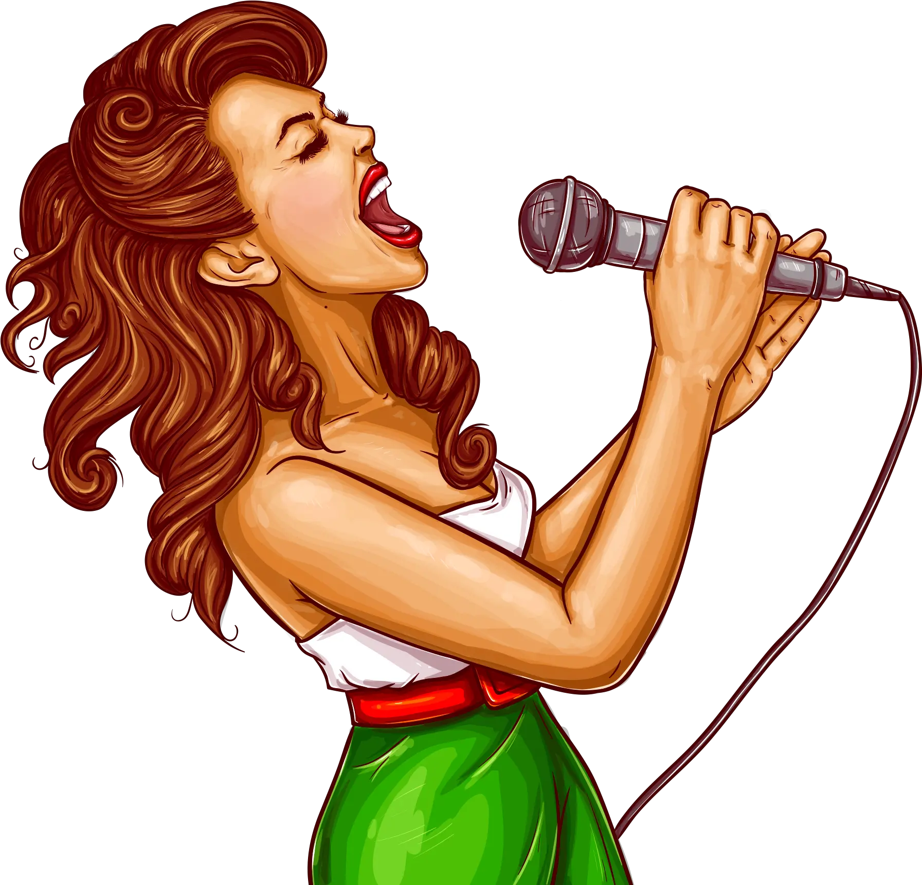 Singing Woman Png Hd Image Free Download Woman Singing Png Woman Clipart Png png