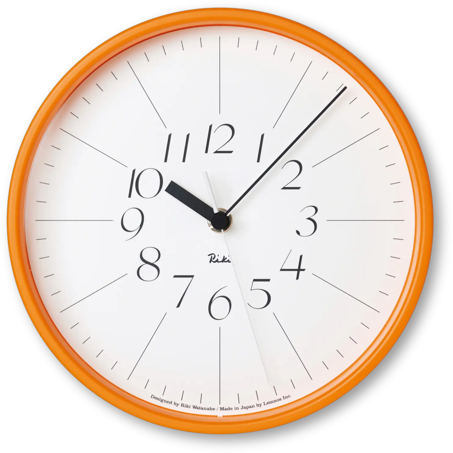 Riki Steel Clock Orange Png Abs Icon Watch