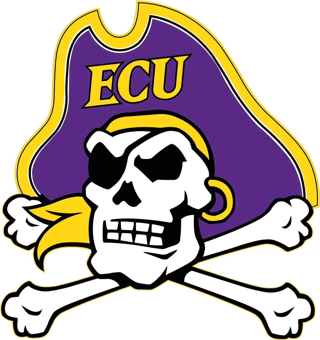 East Carolina Pirates Logo Download Vector Ecu Pirates Png Piracy Icon