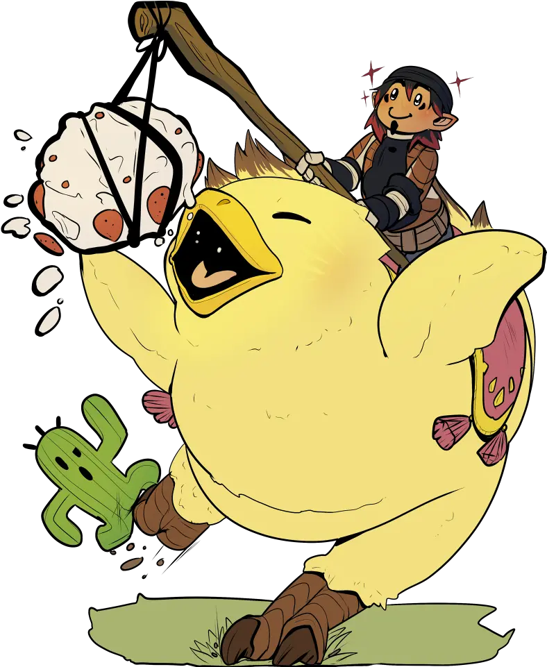 Fat Choooocobo Fictional Character Png Chocobo Png