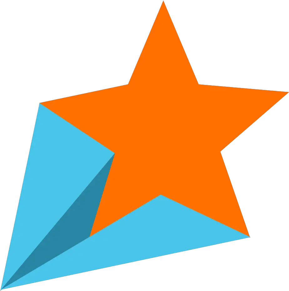 Shooting Stars Png Transparent Collections Blue And Orange Star Stars Png