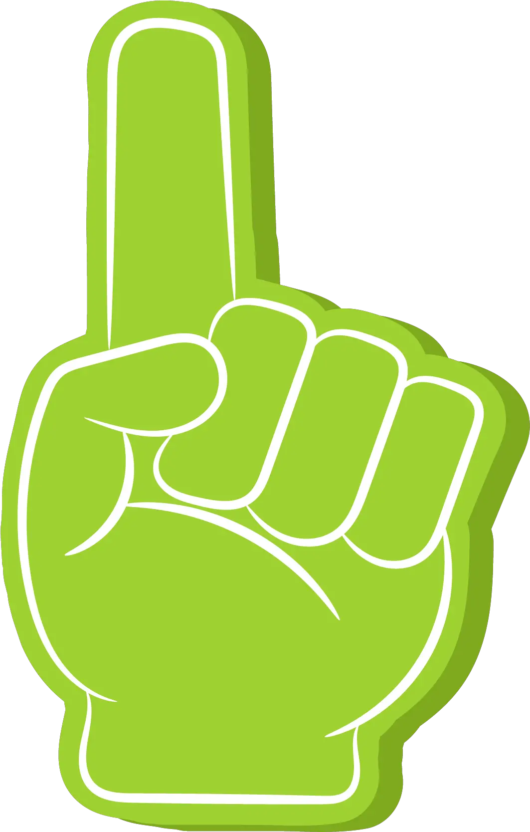 Foam Finger Club Illustration Png Foam Finger Png